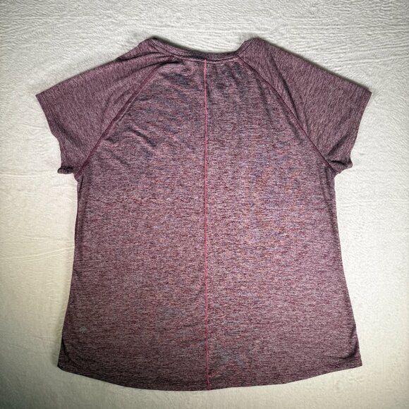 Champion 9 Women's Lightweight Athletic Short Sleeve Shirt Pink Size X - Picture 3 of 6